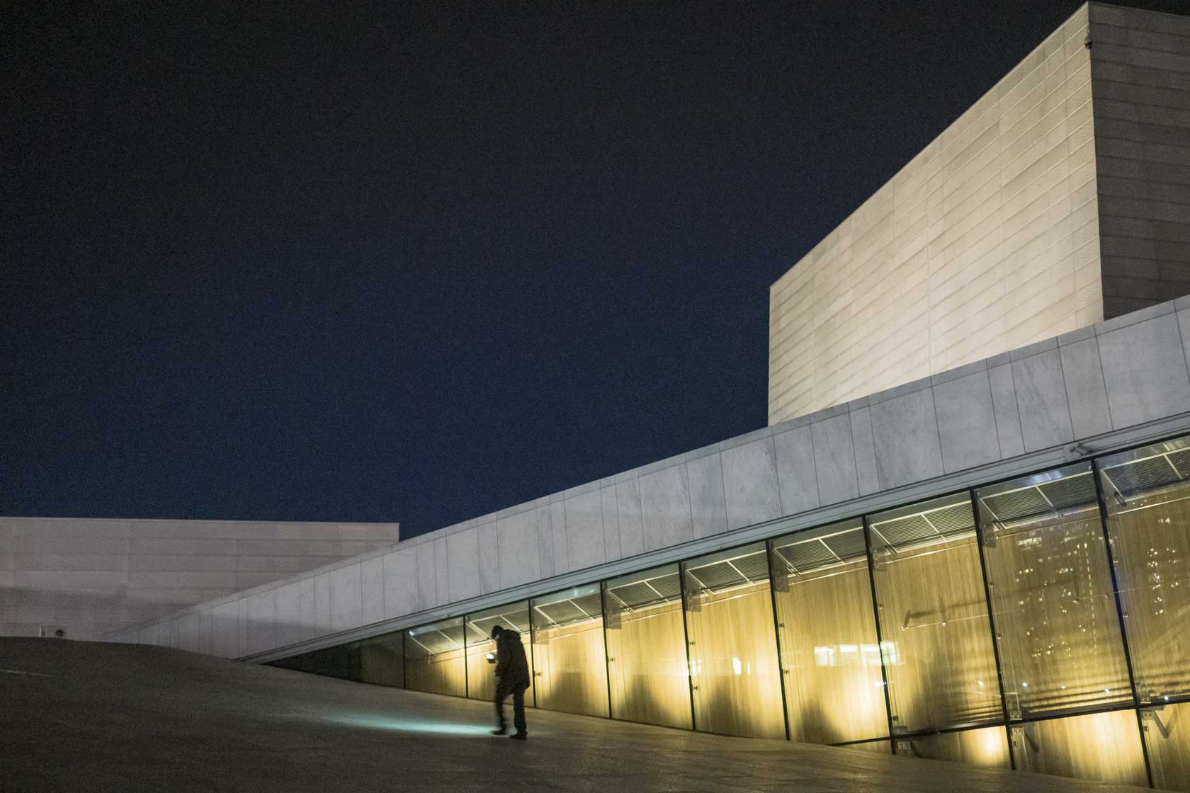 auf dem Opernhaus Oslo